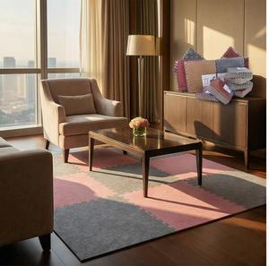 Alfombra de Espuma EVA Encastrable de 10 mm, 60x60 cm – Suelo Suave con Reducción de Ruido para Oficina y Hotel - Product Image 1