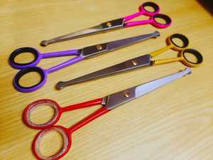 Ciseaux professionnels de coupe de cheveux de nez vente en gros ciseaux de coupe de cheveux de nez en acier inoxydable ciseaux de coupe de cheveux de nez - Product Image 2