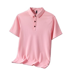 Vêtements de travail personnalisés à manches courtes pour polo avec matière en nylon à séchage rapide, motif uni, logo imprimé - T-shirt culturel - Product Image 1