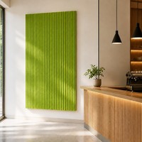 Panneau acoustique intégré 3D 2400x1200mm Kuswave |   Feutre acoustique thermoformé en fibre de polyester, panneau de pressage 3D