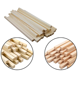 Espiga de madera cuadrada de primera calidad, pintura de corte fácil para proyectos de decoración del hogar DIY, artesanías de madera de Vietnam OEM, incluidas cajas de madera, letreros de pared - Product Image 5