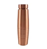Botella de Agua de Cobre a Prueba de Fugas, de Metal Puro, Ideal para Viajes, Libre de BPA, Reutilizable, para Bebidas Ayurvédicas, Regalos de Boda