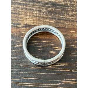 Anillo Navajo Hecho a Mano en Plata de Ley Talla 6.5 con Piedra Natural para Uso Diario Estilo Boho - Product Image 5