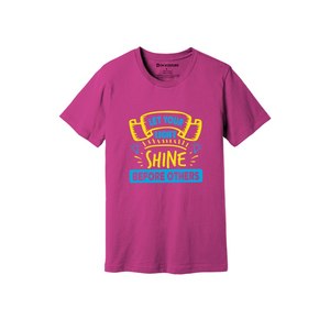 Camiseta con Estampado de Temas de Bondad, 100% Algodón, 160-180 GSM, 12 Colores Disponibles, Personaliza Tu Propio Diseño y Colocación - Product Image 5