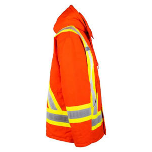 Top Customized Custom Hi Vis Workwear Security <b>Jackets</b> for <b>Men</b> Construction <b>Reflective</b> Tape Safety <b>Jackets</b> - Product Image 3