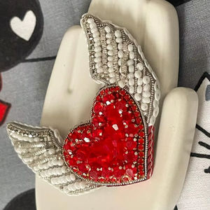 Broches de cuentas de diseño hechos a mano, accesorios de alta calidad, diseño único, forma de Color personalizada, antiguo/tradicional/moderno - Product Image 1