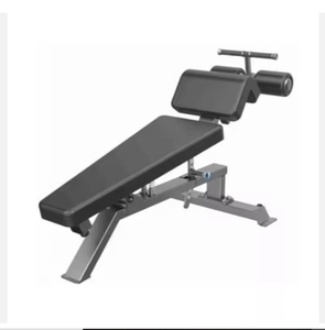 Banc abdominal en métal réglable et pliable, neuf, pour un entraînement efficace du tronc en salle de sport - Product Image 1