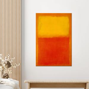Impresión en vidrio minimalista y abstracta de Halloween: elegante decoración en lienzo, 1 pieza de lienzo envuelto - Product Image 1