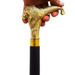 ก้าวออกไปในสไตล์ที่ไร้กาลเวลาด้วยไม้เท้าเดินดีไซน์วินเทจที่สวยงามและมีงูทองเหลือง - Product Image 6