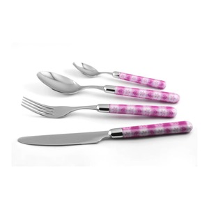 Ensemble de 4 couverts en acier inoxydable idéal pour les ustensiles de cuisine Table Home Party Use Couverts plaqués or Ensembles de poignées en métal et laiton - Product Image 3