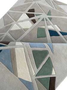 Boho Chic Flat Weave Carpet <b>Hand</b> Tufted Woolen Rugs for Living Room Bedroom & Modern Homes - Product Image 3