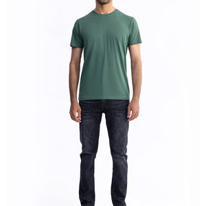 Camiseta 100% algodón para hombre, logotipo personalizado, buena calidad, corte holgado, camiseta estampada - Product Image 1