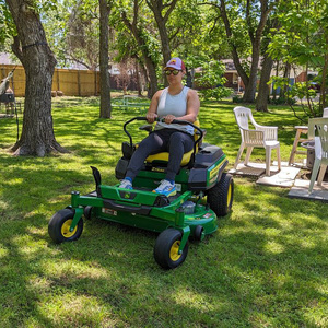 เครื่องตัดหญ้าแบบนั่งบนสนามหญ้าอุปกรณ์ตัดหญ้าสไตล์รถแทรกเตอร์ขนาดกว้างขวางสะดวกสบาย2025ทันสมัย - Product Image 6
