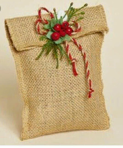 Artisan Seagrass Holiday <b>Gift</b> Bag Organic Eco Friendly Xmas Packaging for Presents <b>Weddings</b> <b>Hampers</b> Festive Home - Product Image 5