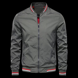 เสื้อโค้ทตัวใหญ่ไซส์พิเศษสำหรับผู้ชายแจ็คเก็ตบุนวมกันหนาวแจ็คเก็ตบอมเบอร์ลำลอง - Product Image 4