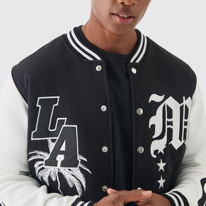 Veste universitaire élégante grande taille pour hommes Boutons durables Respirant Léger Chaud Coupe personnalisée Haute couture USA Europe Hiver - Product Image 2