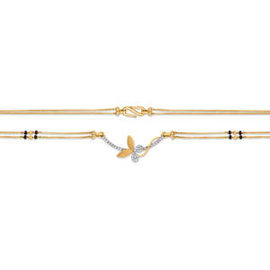 Pendentif Charme Diamant Mangalsutra Ailé Fantaisie Winged Vow - Product Image 5