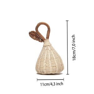 Sonajeros de ratán ecológicos, sonajero de bebé, juguetes educativos para niños pequeños, diseño OEM personalizado hecho a mano en Vietnam, venta al por mayor - Product Image 5