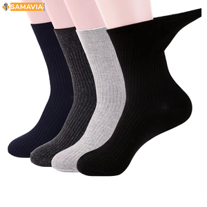 ถุงเท้าเด็กถักนิตติ้ง ระบายอากาศได้ดี ใช้ได้ทุกวัน นุ่ม สบาย สไตล์พื้นฐาน รับผลิตแบบ OEM ODM - Product Image 4