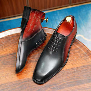 รองเท้าหนังแบบ Brogue ดีไซน์ทันสมัย พร้อมรายละเอียดแบบเจาะรูและพื้นรองเท้าดูดซับแรงกระแทก สำหรับผู้ชายใส่ในโอกาสทางธุรกิจ - Product Image 2