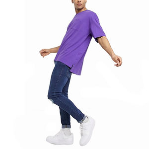 Camisetas Personalizadas al por Mayor para Hombre, 100% Algodón, Tallas Grandes, con Impresión Digital, Logotipo Personalizado Ecológico, Gran Venta - Product Image 3