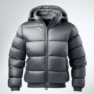 OEM diseño personalizado hombres Streetwear chaqueta Puffer engrosamiento burbuja abrigos primavera temporada impresa impermeable a prueba de viento - Product Image 4