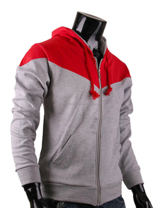 Sweatshirts baggy à capuche unisexes à fermeture éclair pour hommes Slim Fit Casual Long Sleeve Zip Us Thermal Imprimé avec des sweats à capuche pour hommes en relief - Product Image 4