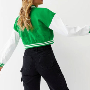 Chaquetas con letras recortadas de peso ligero, ropa de invierno, fabricantes al por mayor, chaqueta informal con letras para mujer - Product Image 4