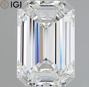 2.57กะรัตมรกตเพชรที่ปลูกได้รับการรับรอง CVD IGI ประกาย VVS2 9.27มม. ออกแบบมาสำหรับเข็มกลัดที่โดดเด่น - Product Image 1