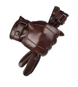 Gants de luxe pour femmes Gants à poignée supérieure pour femmes Gants en cuir à motif crocodile