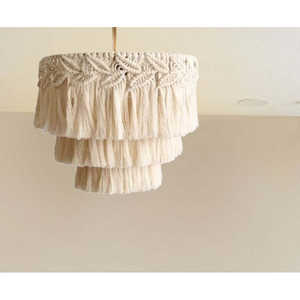 Cubierta de Lámpara Colgante Estilo Boho Chic, Hecha a Mano, Tejida Nórdica, Marcos de Lámpara de Diseño Escandinavo de Lujo, Material de Bambú y Ratán - Product Image 2