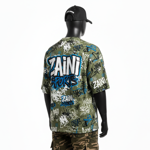 Men <b>Boxy</b> <b>T</b> <b>Shirt</b> Premium 220 GSM Cotton Jersey Soft Breathable All Over Print Custom Screen Logo Tee men's <b>shirts</b> - Product Image 5