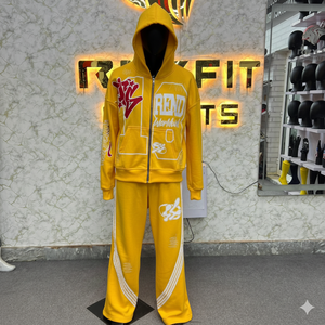 Survêtement pour homme avec fermeture éclair, design unique, qualité pure, prix bas demandé par les clients, style unique, nouveau design, survêtements pour homme - Product Image 1