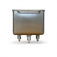 Nouvelles roues robustes en acier inoxydable 304 pour chariot à viande, pour abattoir et transformation alimentaire, taille personnalisée, garantie 1 an