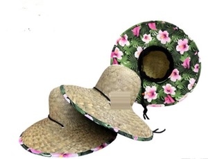 Lifeguard <b>Straw</b> Hat Big Brim <b>Visor</b> Outdoor Fishing Travel Unisex Fishing <b>Straw</b> Hat Customize Logo Vietnam Factory - Product Image 4