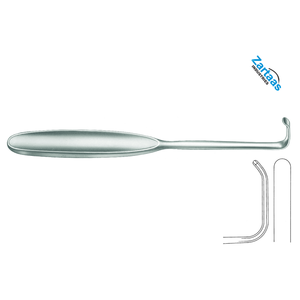 Retractor Lahey de Acero Inoxidable de Alta Calidad, 28x6 mm, Longitud 21 cm, Fabricante y Exportador de Instrumentos Quirúrgicos - Product Image 2