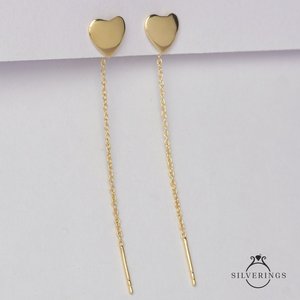NOVAMART Fine Silverings 925 Sterling <b>Silver</b> <b>Drop</b> <b>Earrings</b> Beauty in Style with Pearl and Diamond Rose Gold Hook for Parties Gif - Product Image 5