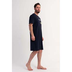 ERKEK P.SUPREM O YAKA KISA KOL TUNIK - AZUL MARINO - AZUL MARINO - Product Image 4