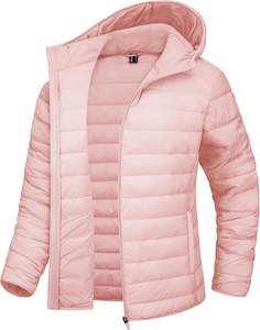 Women Custom Color Winter Coats Puffer Jacket Women Long <b>Sleeve</b> Bubble Jackets Waterproof Polyester Nylon Breathable Jackets - Product Image 3