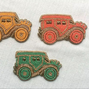 Pulsera Ajustable con Cuentas de Piedra Lapislázuli, Chapada en Oro sobre Latón, con Cierre de Pinza de Langosta, Joyería, Llavero de Regalo - Product Image 1