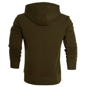 Sweat-shirts sportifs personnalisés pour hommes, pull-over 100% coton molletonné, poignets côtelés décontractés et poche kangourou pour les occasions d'hiver - Product Image 6