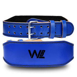 Ceinture de musculation en cuir de vachette de haute qualité, logo personnalisé, multicolores, entraînement en salle de sport, unisexe, vente en gros, fitness, antidérapante - Product Image 1