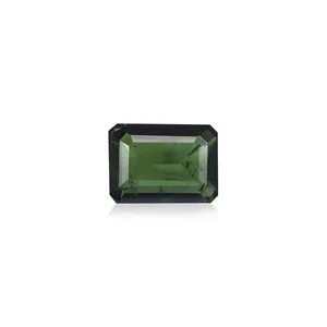 Turmalina facetada de 3.96 quilates, gema natural en forma de gota/rebanada/corte hexagonal, efecto de cambio de color, verde dorado, rosa, rojo, 3mm 10mm - Product Image 1