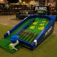 Jeu de golf interactif personnalisé Sqarcade Plinko, défi de putting mini-golf, location pour événements, activation de marque, 110V/220V/380V