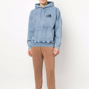 Nouvelle mode de sweats à capuche délavés à l'acide en coton mélangé pour hommes - Product Image 2