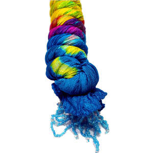 Women's Boho Tie-Dye <b>Chiffon</b> <b>Scarves</b> Stoles Wrap Dupatta Multi-Colour Digital Printed Rhinestone Decoration Fashion Accessories - Product Image 2