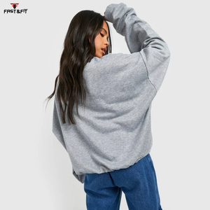 Latest Design Winters <b>Jumper</b> 100% Cotton Turtleneck Zipper-up short hodies for woman Custom Logo <b>Pullover</b> Sweatshirt for Women - Product Image 3