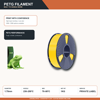 Filament PETG Ambre Brûlé de Fabrication Avancée pour une Impression Haute Vitesse Stable, Couleurs Personnalisées et Marque Privée