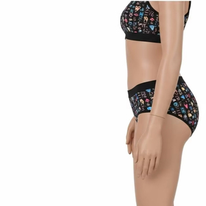 ชุดชั้นในสตรีพิมพ์ลายดิจิทัล ระบายอากาศได้ดี ผ้าเนื้อนุ่ม ยืดหยุ่น ไร้ตะเข็บ สวมใส่สบาย เหมาะสำหรับใส่ทุกวัน - Product Image 5