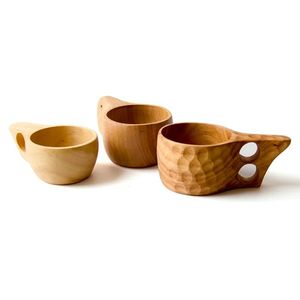 Tasse en bois écologique avec poignée | Tasse traditionnelle Kuksa pour thé ou café - Product Image 6